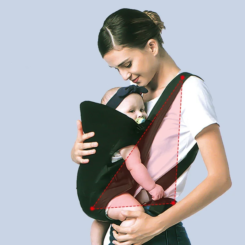 

Baby Carrier Sling Versatile For All Seasons Multifunctional Shoulder Baby Carrier Four Carrying Methods Front And Back
