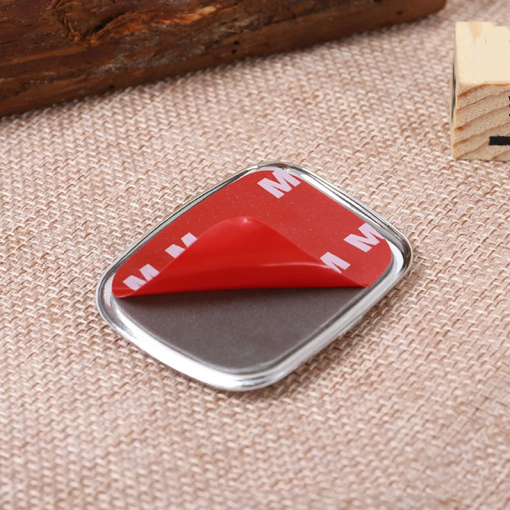 New 1pcs 5pcs 3D H Steering Wheel Sticker  red/blue/black silver Car Badge Emblem Styling Auto Accessories Cover Replace Sticker