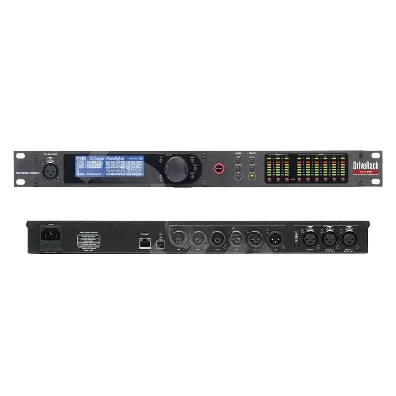 The same digital processor, audio effect device, frequency division 3 in 6 out, stage performance speakers, audio