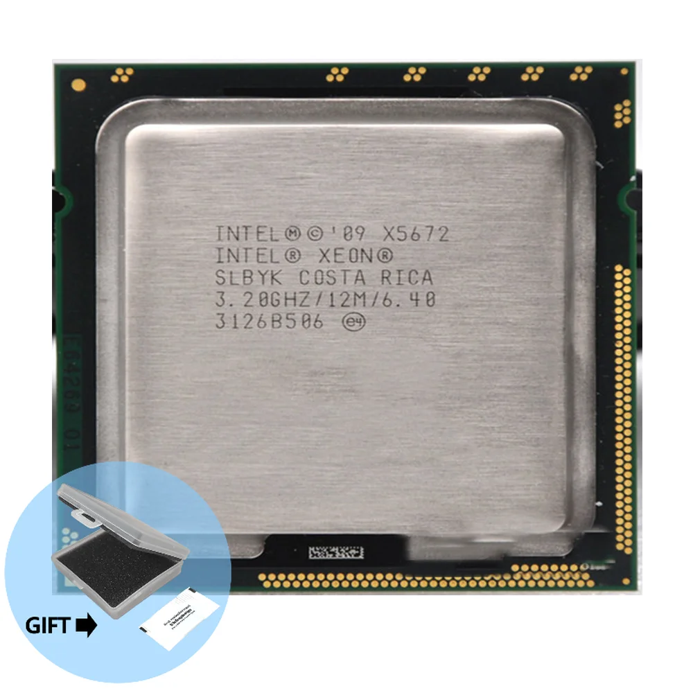 

Процесintel Xeon X5672, 3,2 ГГц, LGA1366, 12 МБ, L3 95 Вт, ъхъядерный, бесплатная