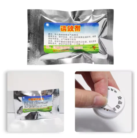 6 uds polvo Mosquito Zapper atrayente repelente de mosquitos piezas de lámpara antimosquitos señuelo repelente de plagas repelente de moscas