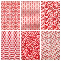 New Pottery Underglaze Decal Paper Plaid/Flower Colorful Transfer Paper Polymer Clay DIY High Temperature Ceramic Decal Coloring