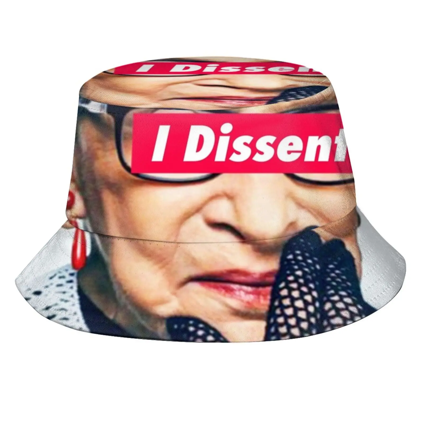 Notorious Rbg - I Dissent Sun Cap Fisherman Hat Bucket Hats Notorious Rbg Ruth Bader Ginsburg I Dissent Feminist Feminism