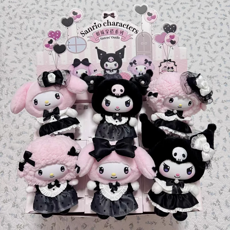 

TOPTOY Sanrio sisters wear series enamel plush handmade blind box lovely girls birthday gift