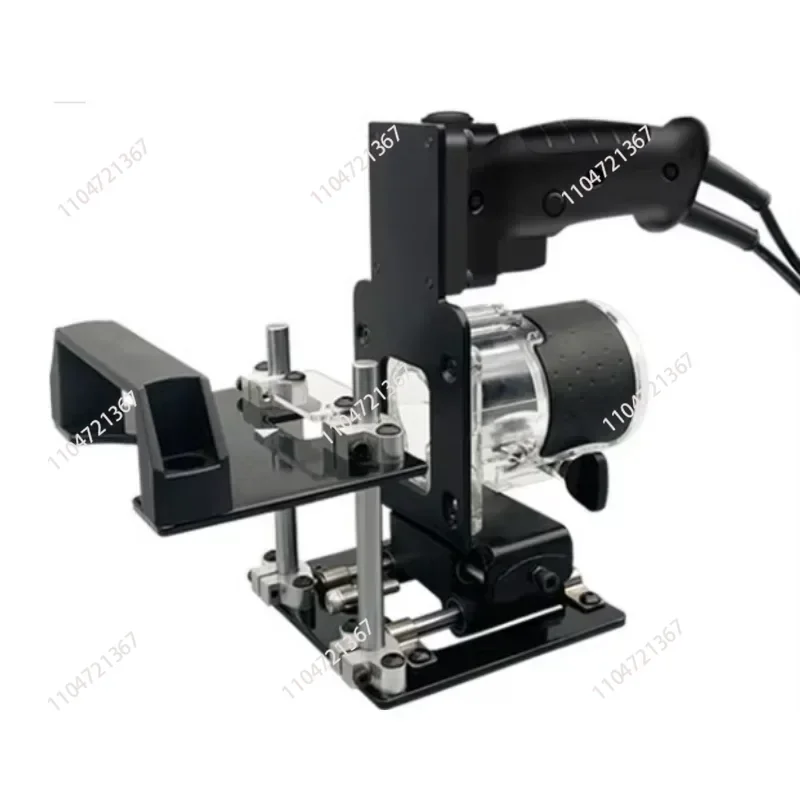 2 in 1 side hole trimmer holder locator punching guide invisible parts cutter woodworking toolside hole milling machine