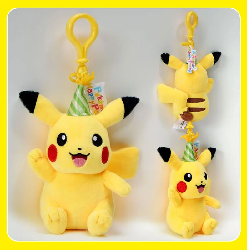 Tier Pokemon Serie Pikachu Piplup Eevee Espeon Sylveon Snorlax Kawaii Plüschtiere Niedlicher Anhänger Schlüsselanhänger Schlüsselanhänger Geburtstagsgeschenke – Detail 5