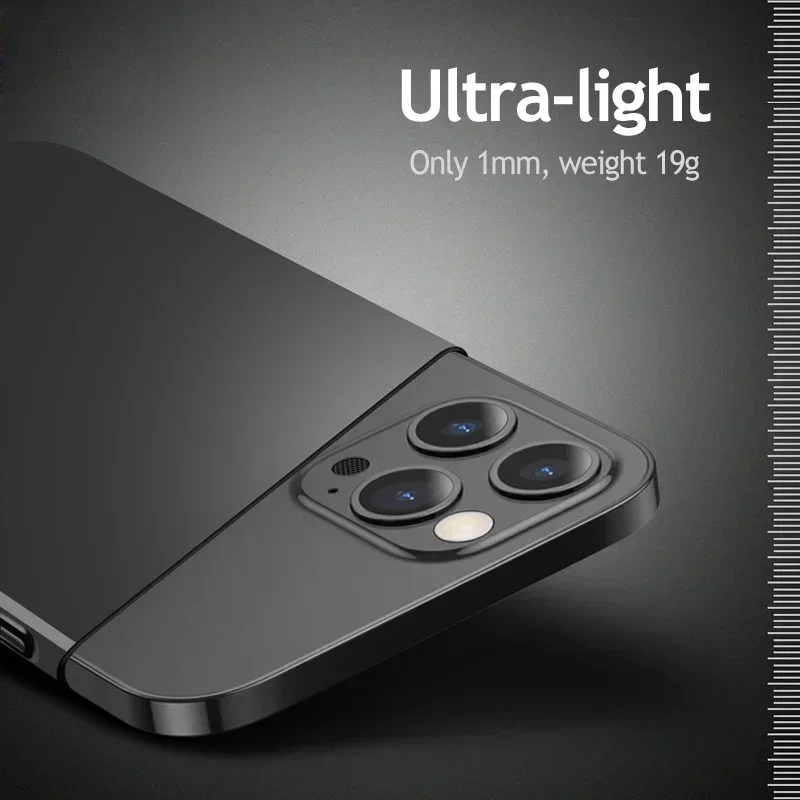 For APPLE iPhone 17 16 16e 15 14 13 12 Mini Pro Max Air Plus Hard PC Shockproof Cases Lightweight Ultra Slim Matte Case Cover