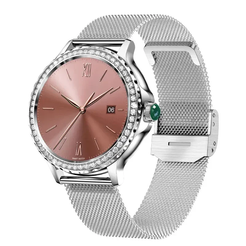 

2024 New NX19 Smartwatch for Women - IP68. Monitor HR/BP. Sports. Android & IOS. Ladies' Clock Smartwatch.