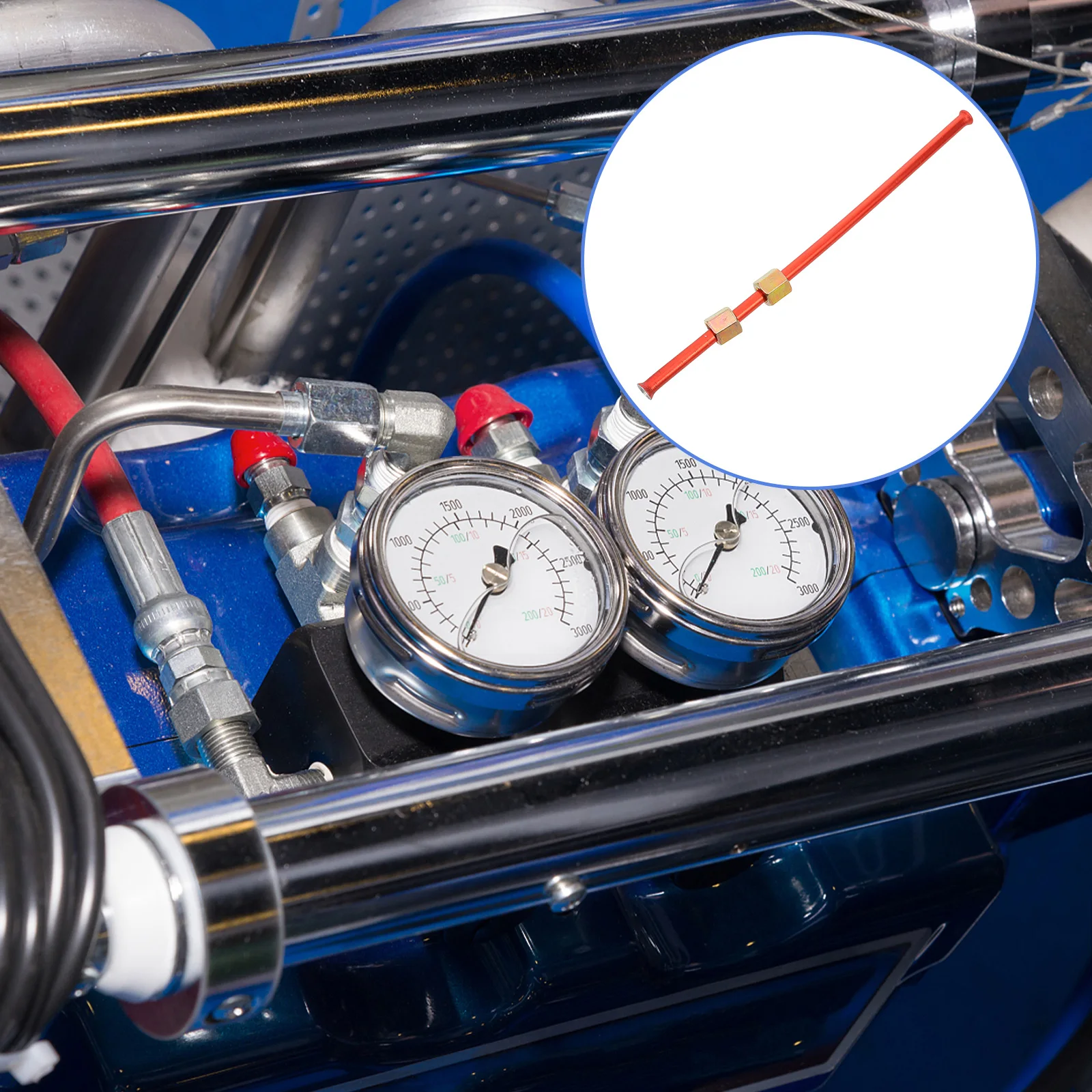 

Aluminum Copper Plated Pipes 200MM Air Compressor Hose Exhaust Tube High Pressure Wear Resistance Tight Connection Pneumatic