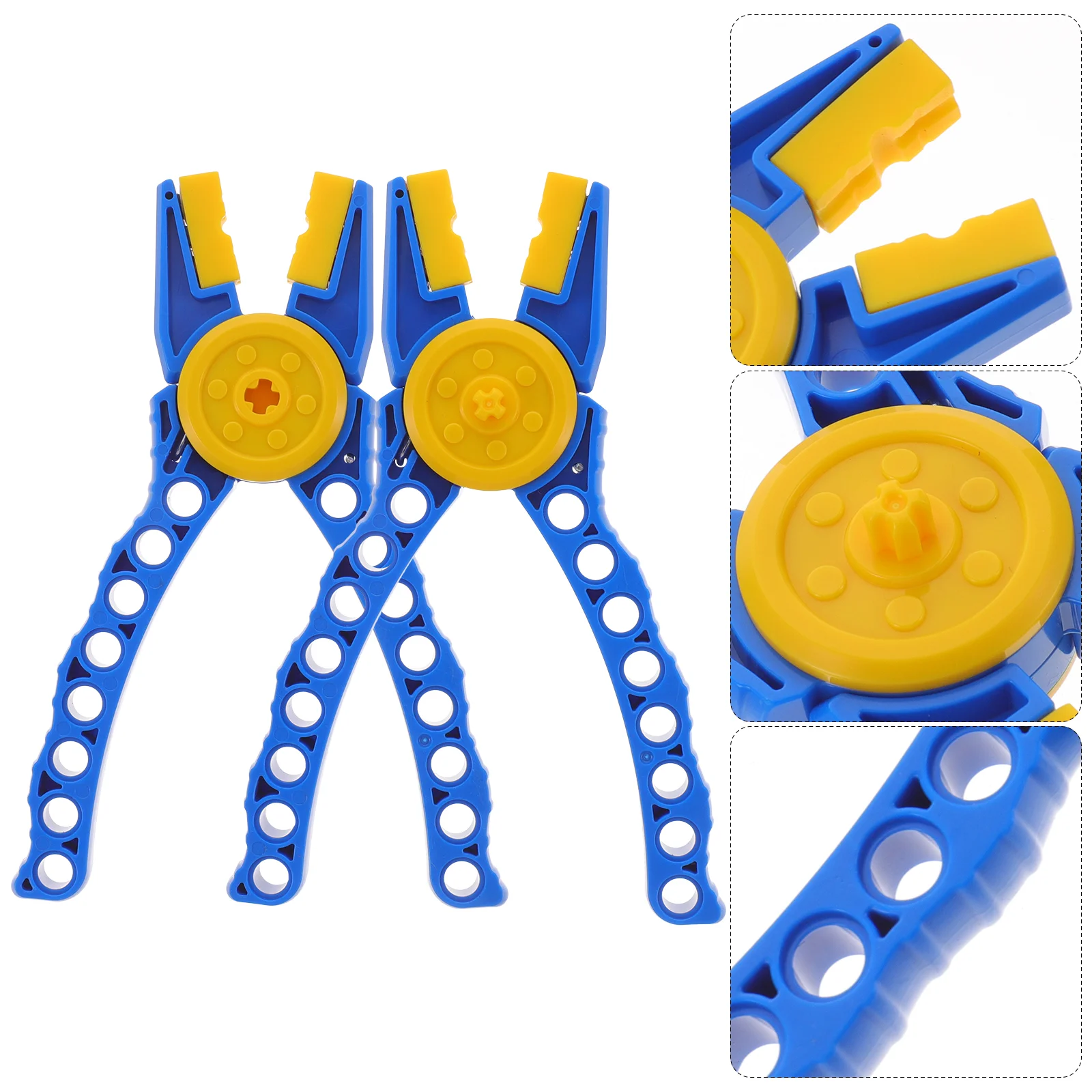 

2 Pcs Building Blocks Remover Supply Tool for Brick Accessories Storage Blue Separator and Axel Accessory Child