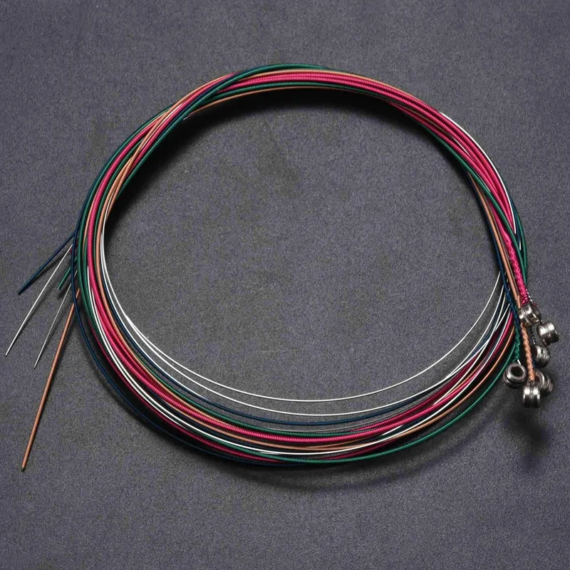 24X سلسلة ألوان قوس قزح ملونة للجيتار الصوتي