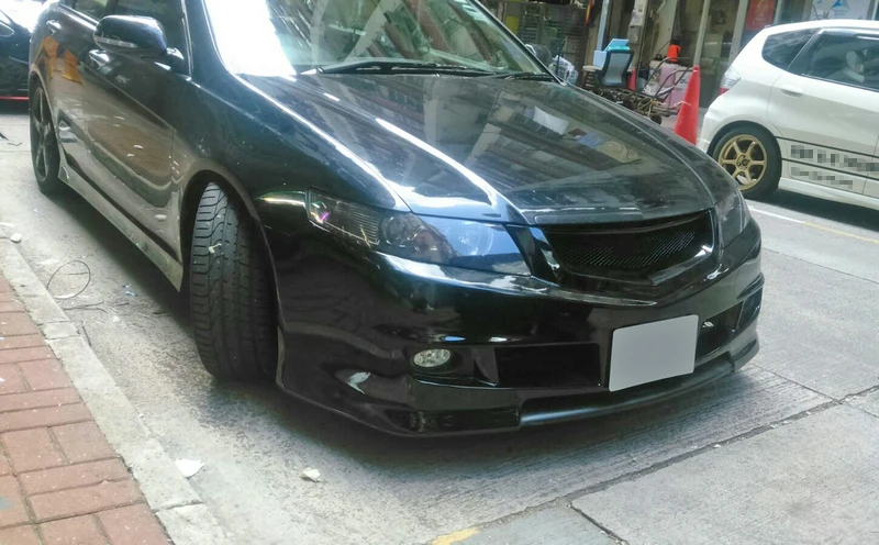 

Подходит для Honda 02-08 Accord CL7, комплект кузова автомобиля, волокно, неокрашенное стекло, боковая юбка в стиле MU2