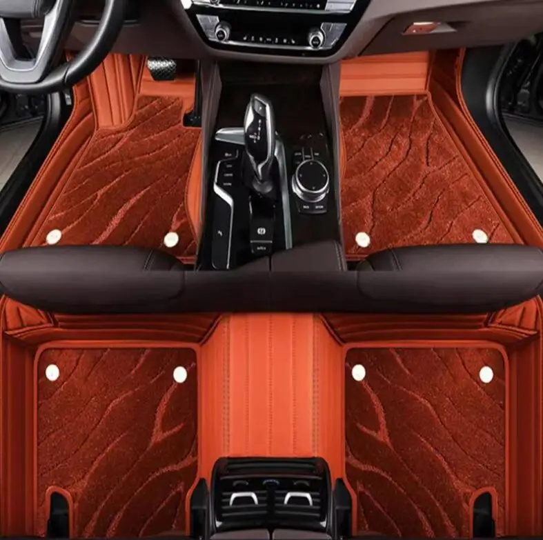 

Высокое качество! Специальные автомобильные коврики на заказ для Audi Q8 2026-2019, нескользящие водонепроницаемые коврики, двухслойные ковры для Q8 2024