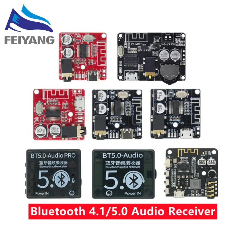 Bluetooth Audio Receiver board Bluetooth 4.1 BT5.0 Pro XY-WRBT MP3 Lossless Decoder Board Wireless Stereo Music Module With Case