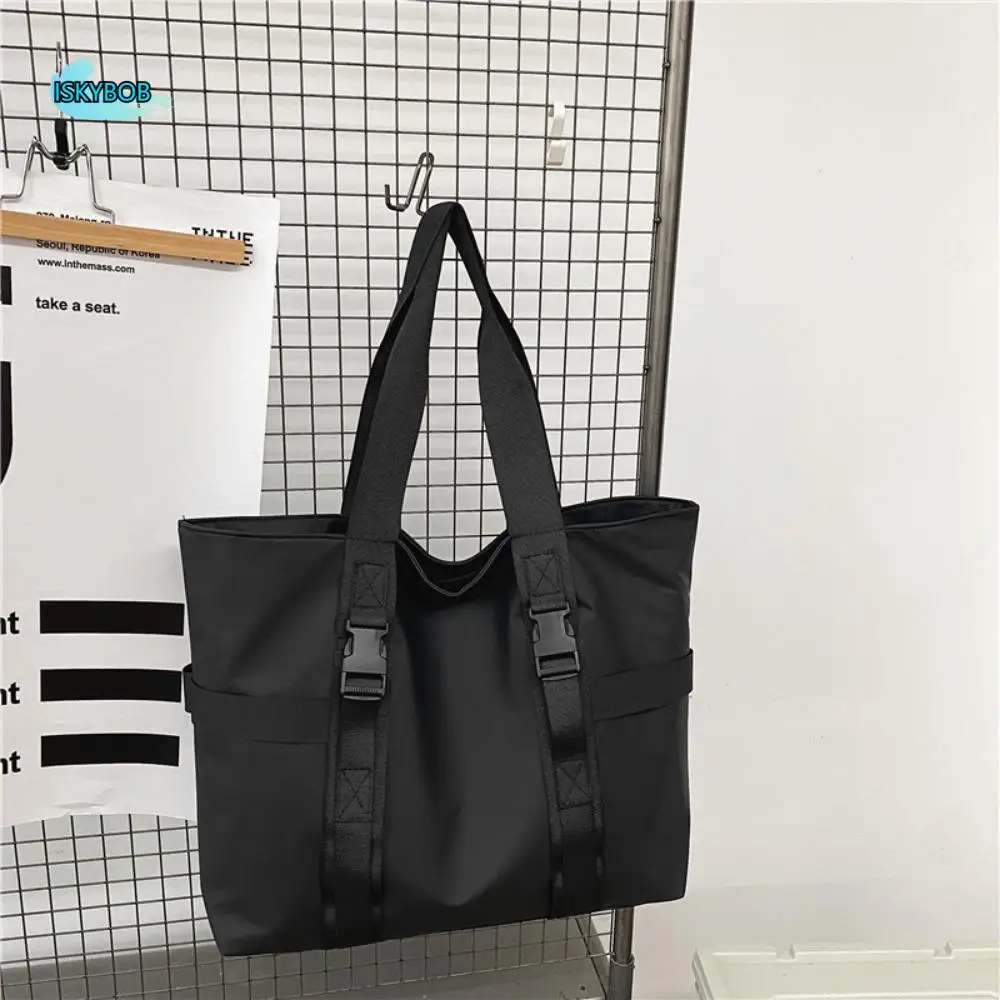 

Повседневная водонепроницаемая мужская сумка-тоут, большая вместительная повседневная дорожная сумка для багажа, простая сумка из ткани Оксфорд, рабочая сумка