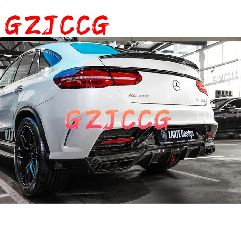 For Mercedes Benz gle coupe Spoiler  class carbon fiber rear trunk spoiler W166 GLE63 AMG GLE 300 400 spoiler 2016 2017 2018