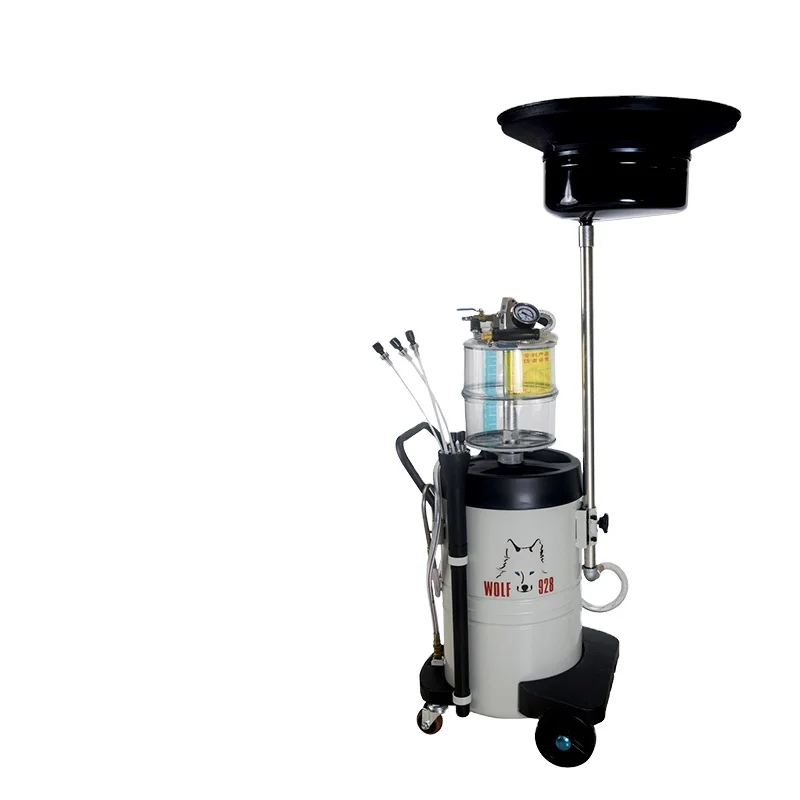 3197W 72L Pneumatic Collecting Machine for Engine Oil / Engine Oil Collecting Machine With Measuring Cup