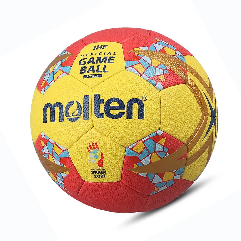 Molten-Bola de mano de HX3400-W1S para niños, adultos y adolescentes, tamaño estándar oficial 0/1/2/3 PU, para entrenamiento en interiores