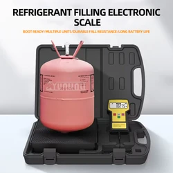 Refrigerant Scale RCS-220 Filling Refrigerant Freon Electronic Scale Refrigerant Air Conditioning High Precision Fluoride Scale