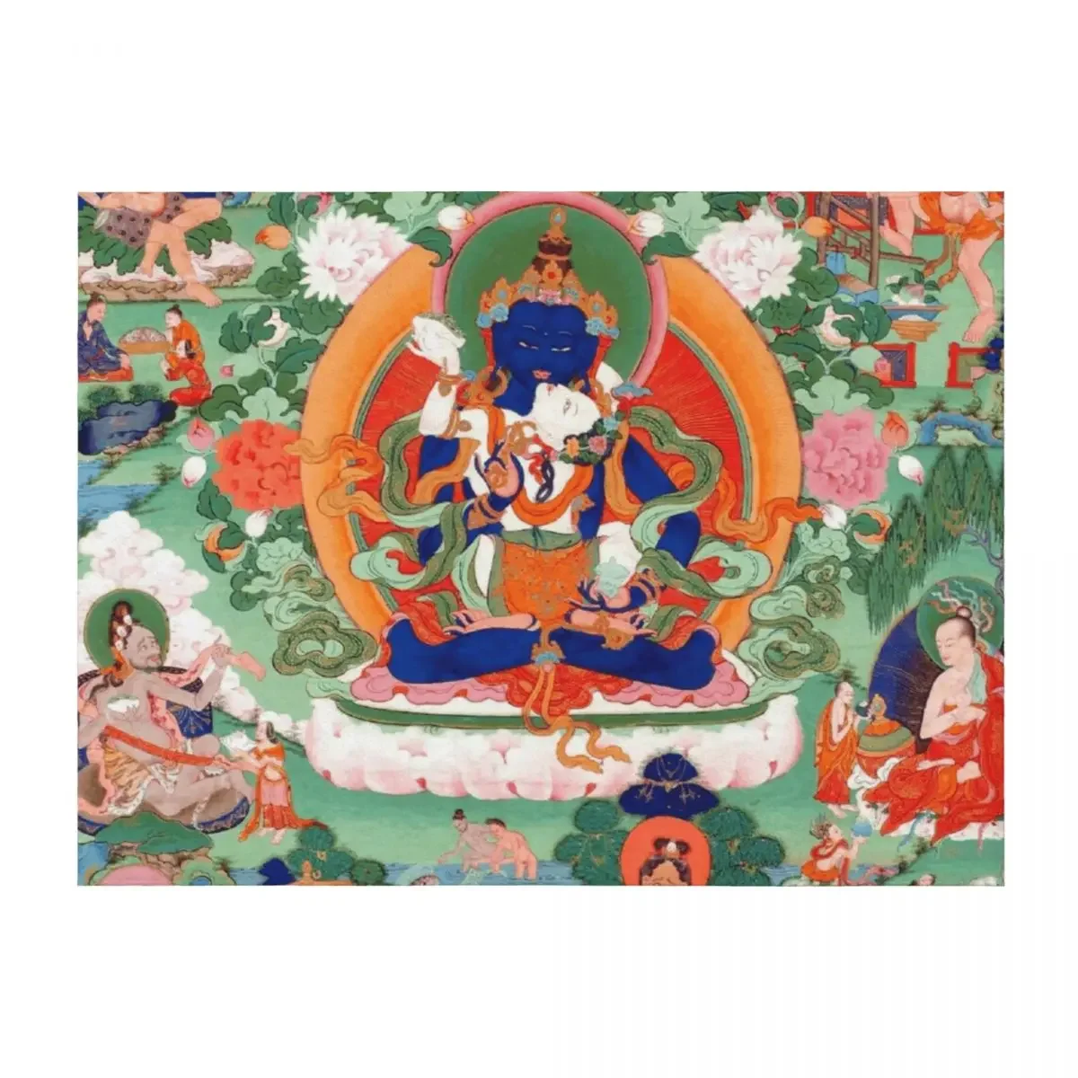

Buddhist Thangka Art XIII Throw Blanket Winter beds Softest Summer Luxury Thicken Blankets