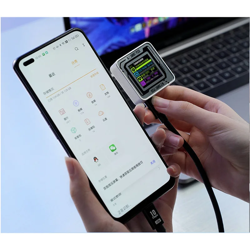M. 2 2230 Nvme SSD Enclosure With LCD Display USB Type-C 3.2 Gen2 10Gbps Interface