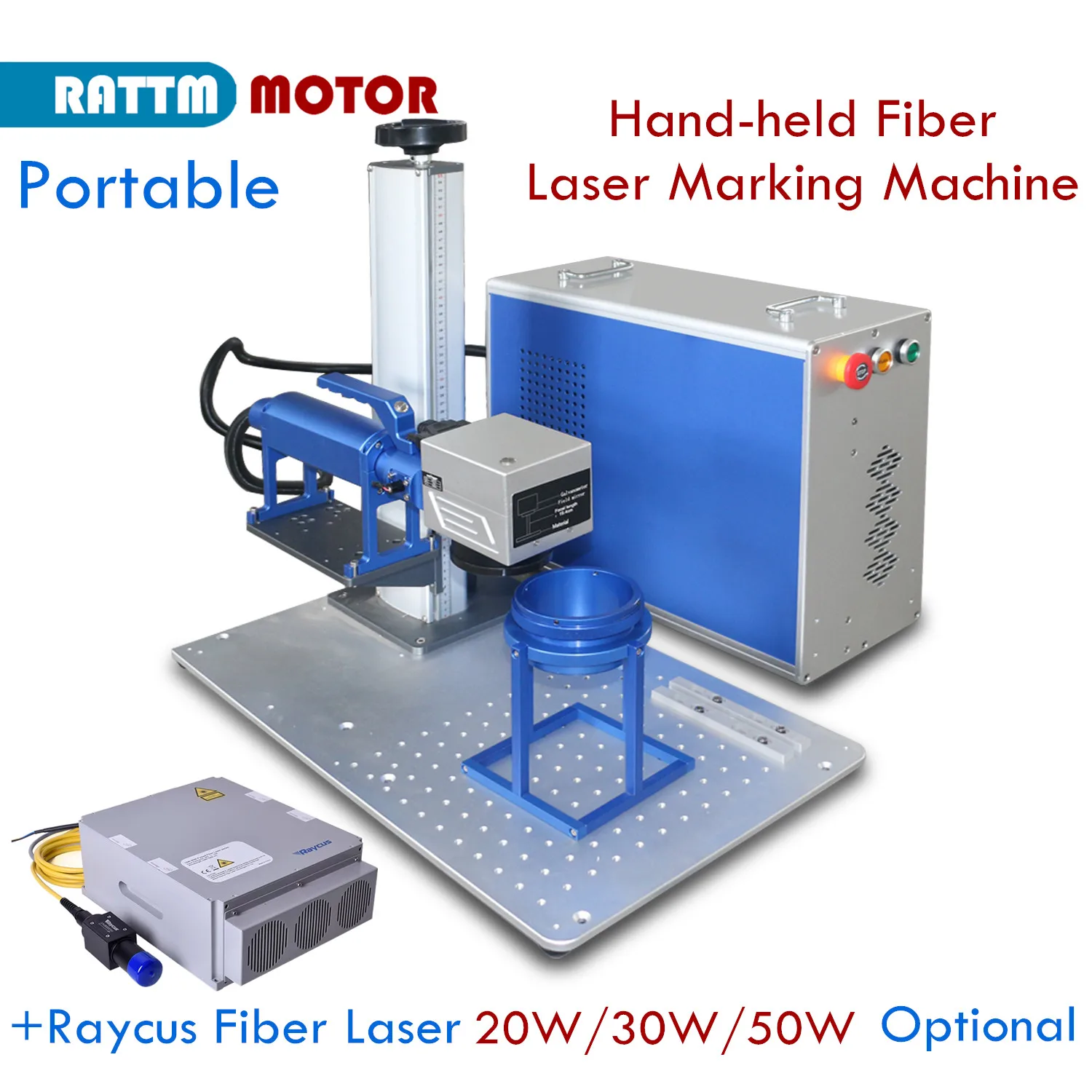 

Raycus 20W 30W 50W Hand-held High Accuracy Fiber Laser Nameplate Marking Machine For PVC Plastic Stainless Steel 110V 220V