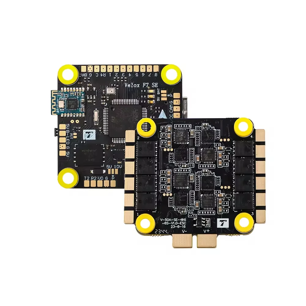 

T-MOTOR Velox F7 SE Flight Controller FC V50A SE 6S 4in1 ESC HD Stack for RC FPV Racing Freestyle Long Range Quadcopter