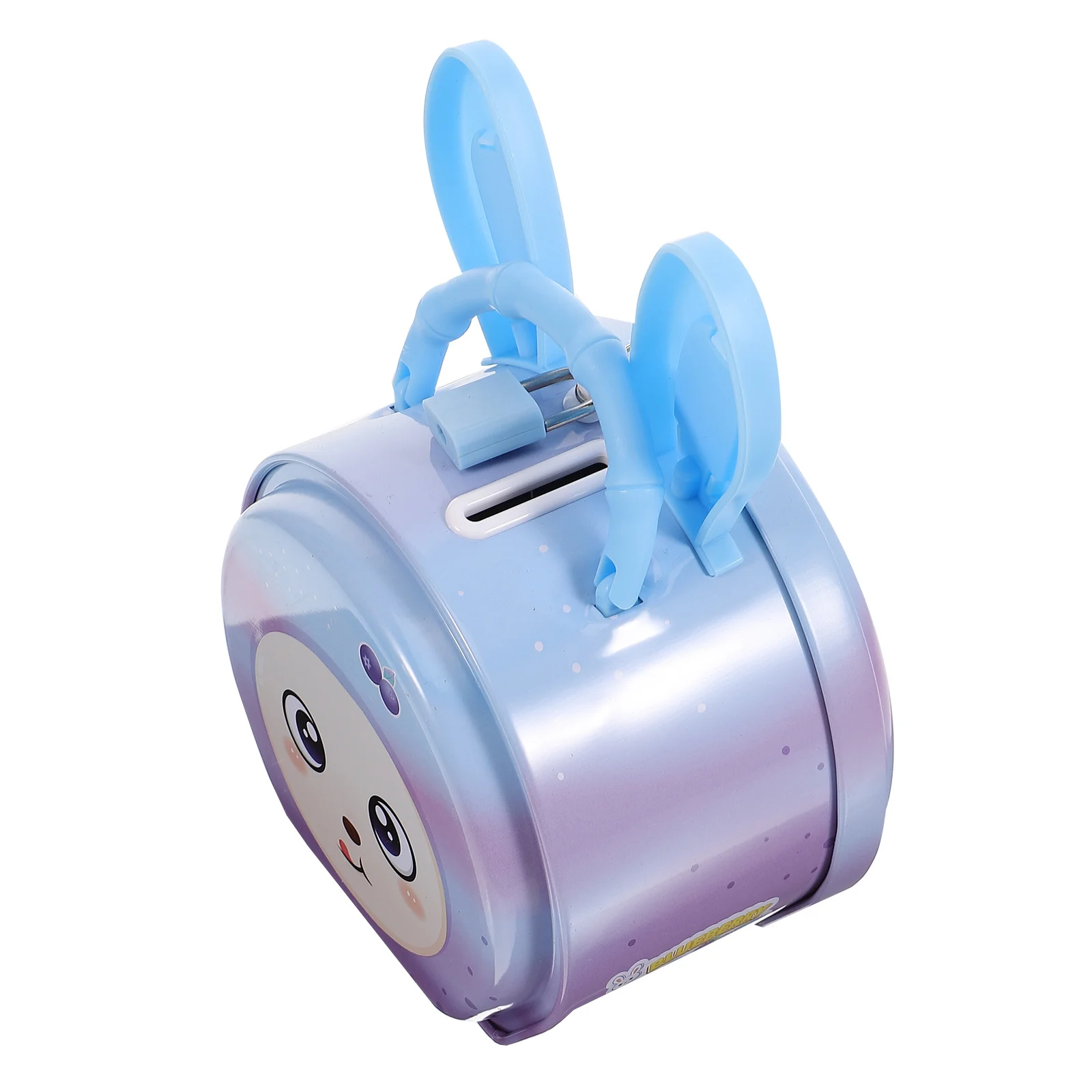 Tirelire de lapin de dessin animé pour enfants, avec serrure, mignon lapin, boîte d'économie de pièces de monnaie, décor de bureau, pot de stockage d'argent, cadeau pour filles et garçons