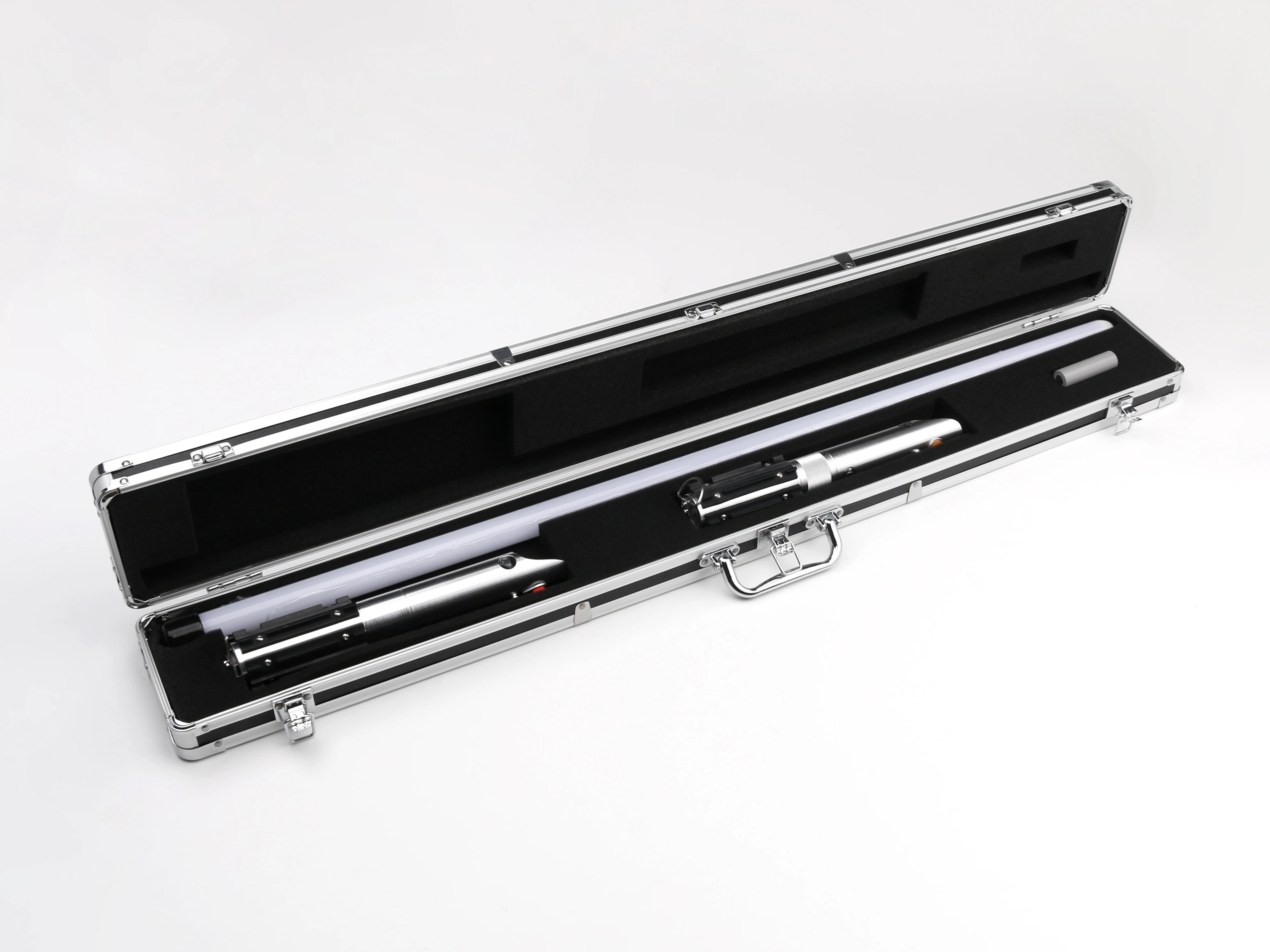 TXQSABER Lightsaber Suitcase Black Silver for Display Collection Protection Customization