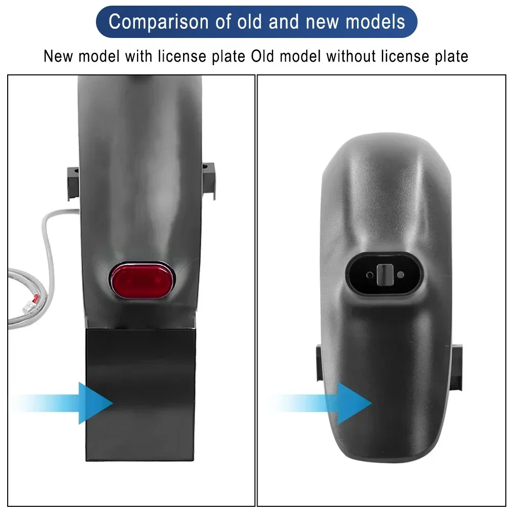 Fender Back Guard Wing For Ninebot F20 F30 F40 Electric Scooters Tire Splash Fender With Rear Taillight Mudguard Part
