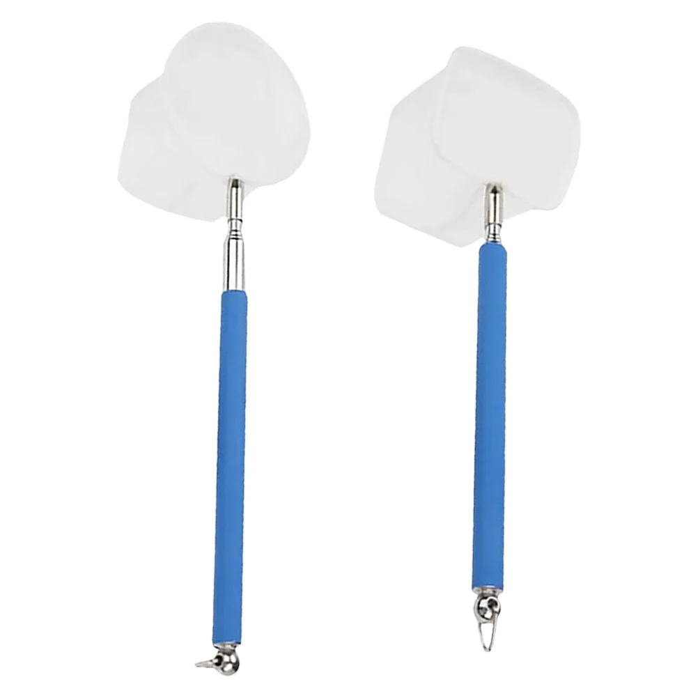 

2Pcs Fine Mesh Shrimp Net Lightweight Extendable Handle for Small Fish Tanks Professional Aquarium Maintenance Tool