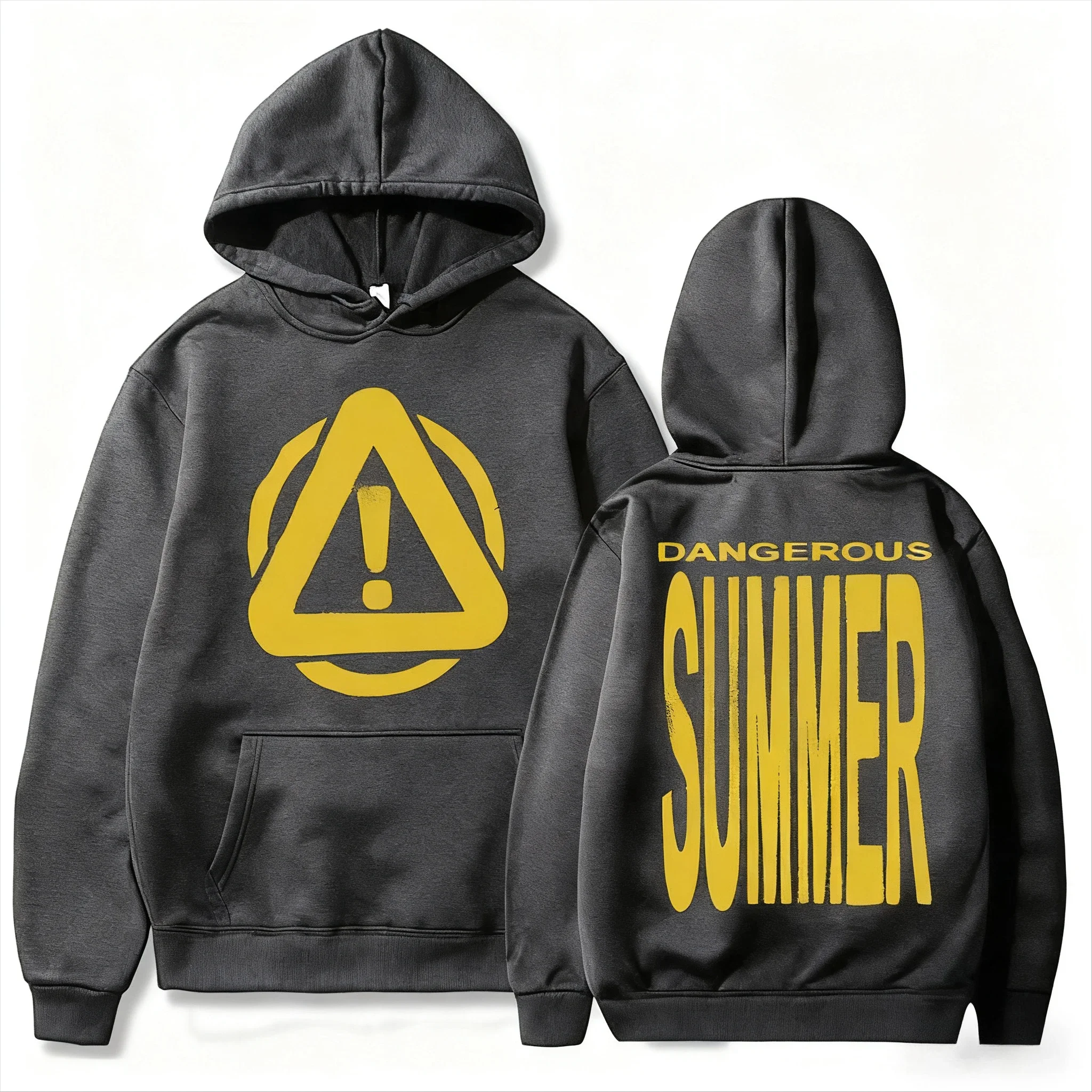 DANGEROUS SUMMER WARNING Fashion Print Hoodie Yeat Singer Neutral Winter Hoodie HipHop Streetwear Baumwolle Männer Frauen Herbst Hoodie – Detail 4