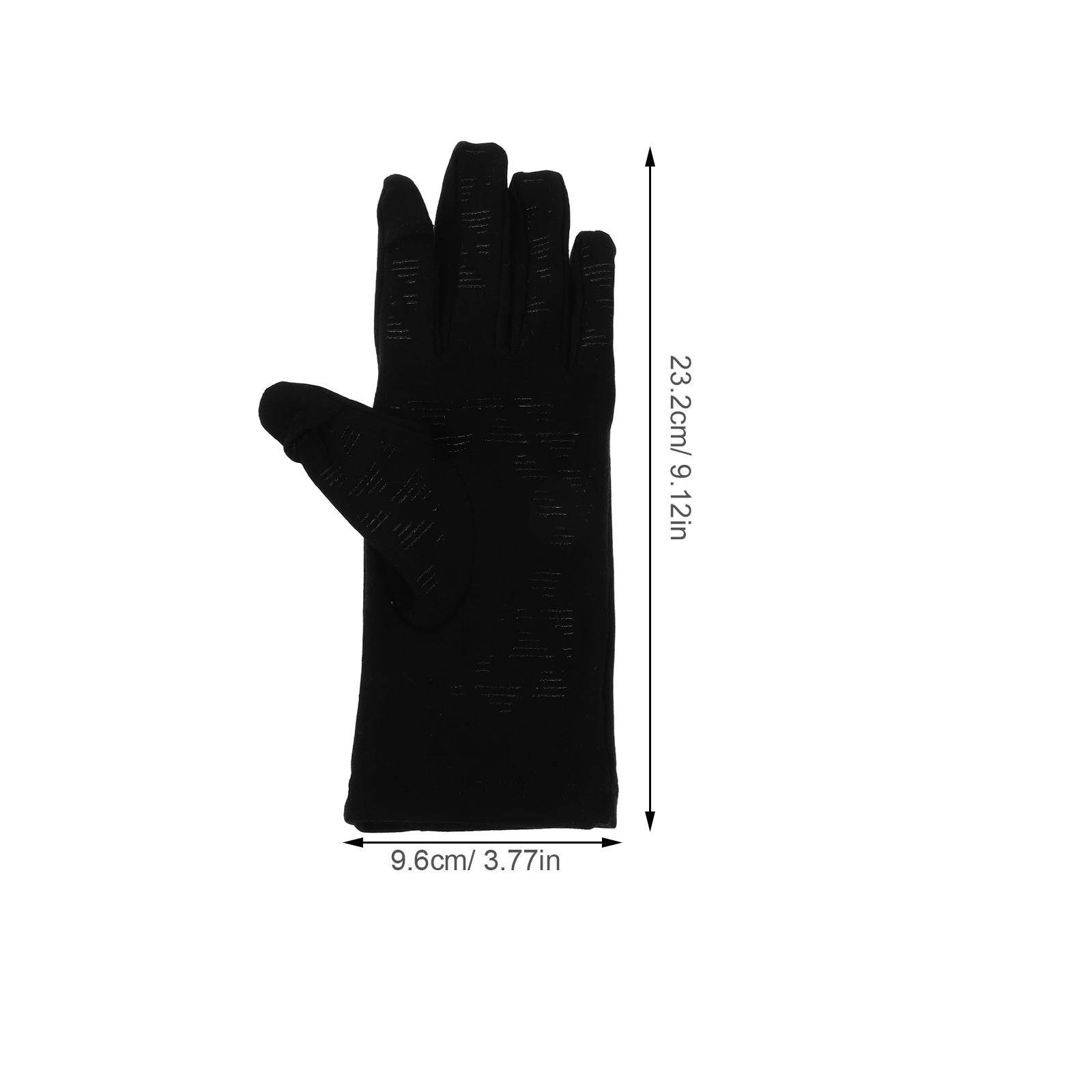 قفازات تزلج معزولة للنساء، قفازات رياضية شتوية مقاومة للماء، مقاومة للرياح، حماية حرارية مقاس L، أسود #6