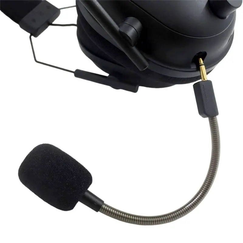 ABSK-Microphone Replacement Parts For Razer Blackshark V2 V2 PRO V2 SE Wireless Gaming Headset 3.5Mm Detachable Gaming Mic Black