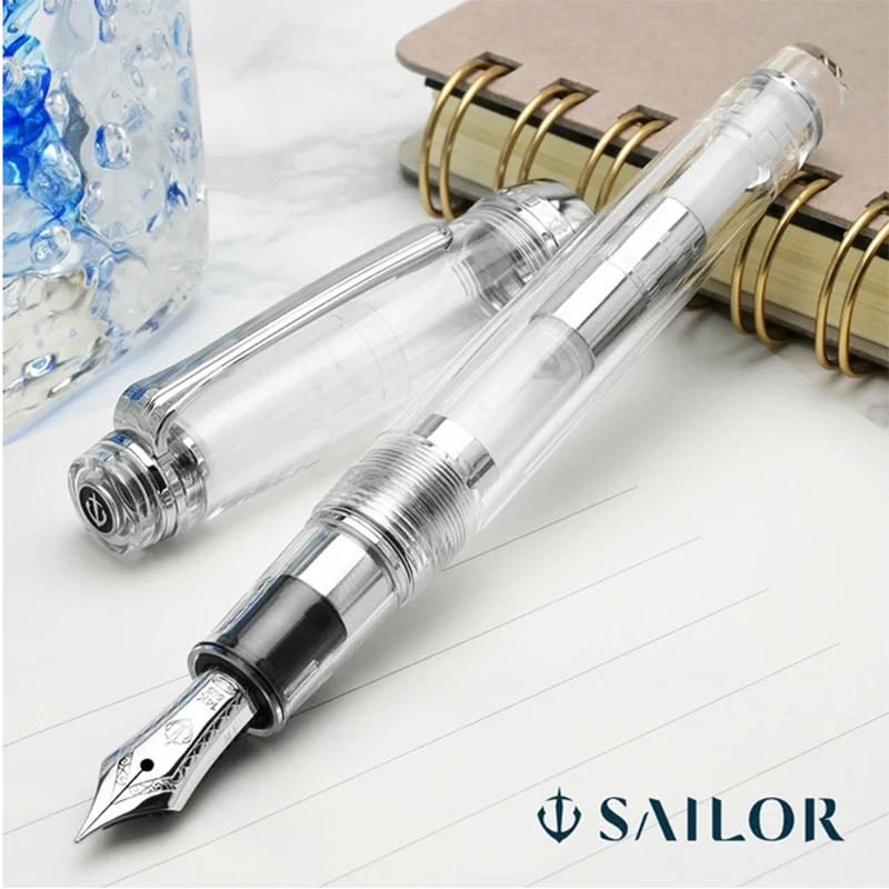 

Japanese SAILOR Transparent Demonstration Pen 14K Gold Pen Beautiful and Refreshing Pen Learning Stationery Practice Signature