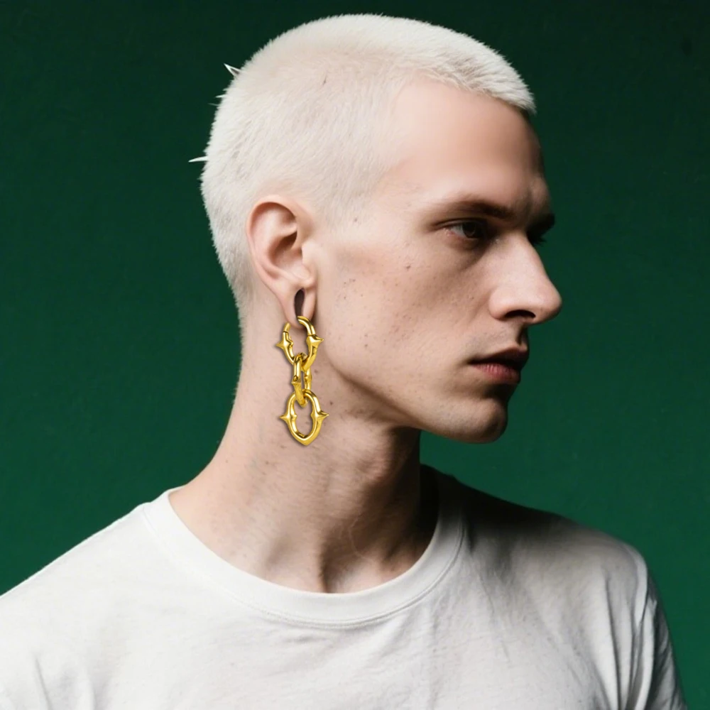 Chain Ear Weights Hangers, 2PCS Set