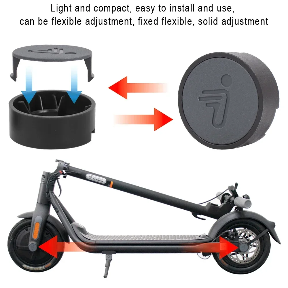 Cubierta de horquilla delantera y trasera Original para Ninebot F20, F30, F40, cubo de rueda de patinete eléctrico, cubierta corta izquierda-derecha, funda de plástico decorativa