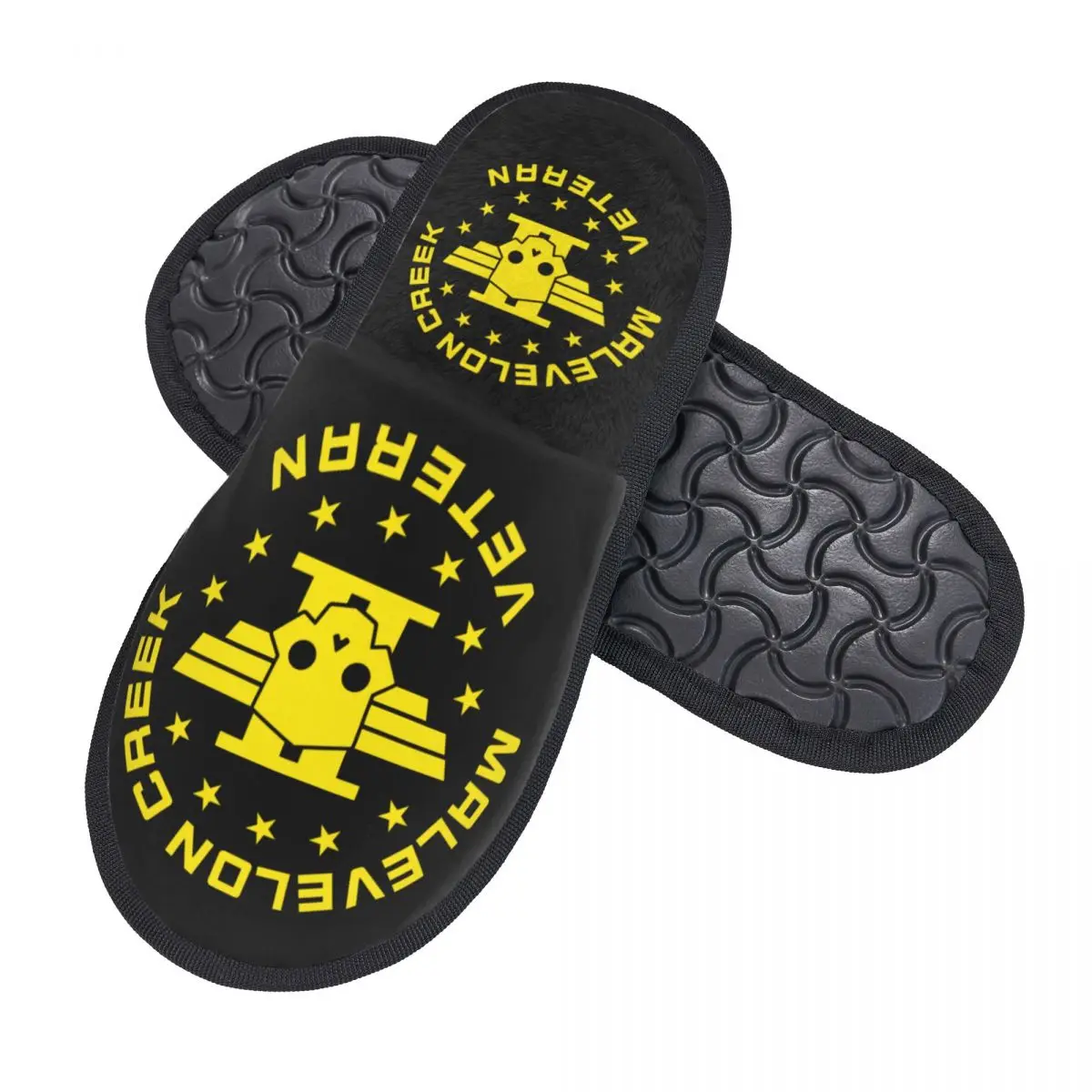 Custom H-Helldivers Malevelon Veteran Soft Scuff With Memory Foam Slippers Women Bedroom House Shoes