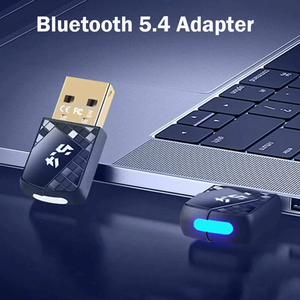 

Bluetooth Receiver Transmitter USB Bluetooth 5.4 Dongle for PC Speaker Wireless Mouse Keyboard Music Audio Adapter