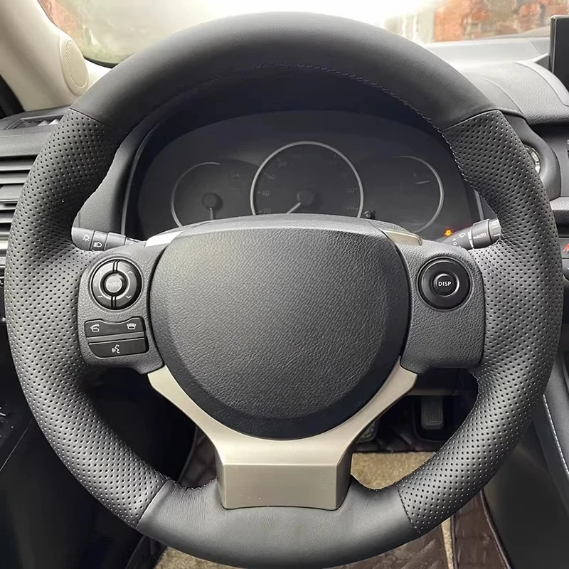 For Lexus IS 13-17 Models Hand-stitched Car Steering Breathable; Wear-resistant; Skid-proof Full Coverage Modification Design