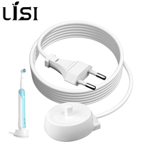 LISI Charger Base Fit for Oral B Electric Toothbrush iO Series 3 4 5 6 1000/3000/5000/7000 Waterproof Inductive Charging Base