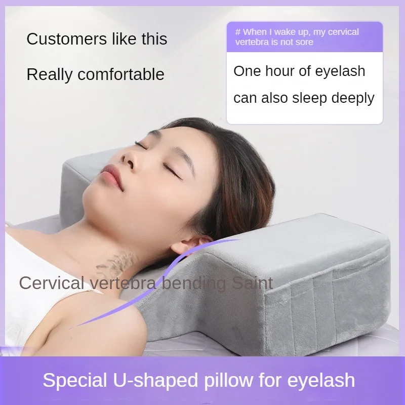 Eyelash Extension Pillow Neck U-shaped Pillow Eyelash Artist Beauty Salon Special Tools Slow Rebound Memory Pillow Almohada 이불