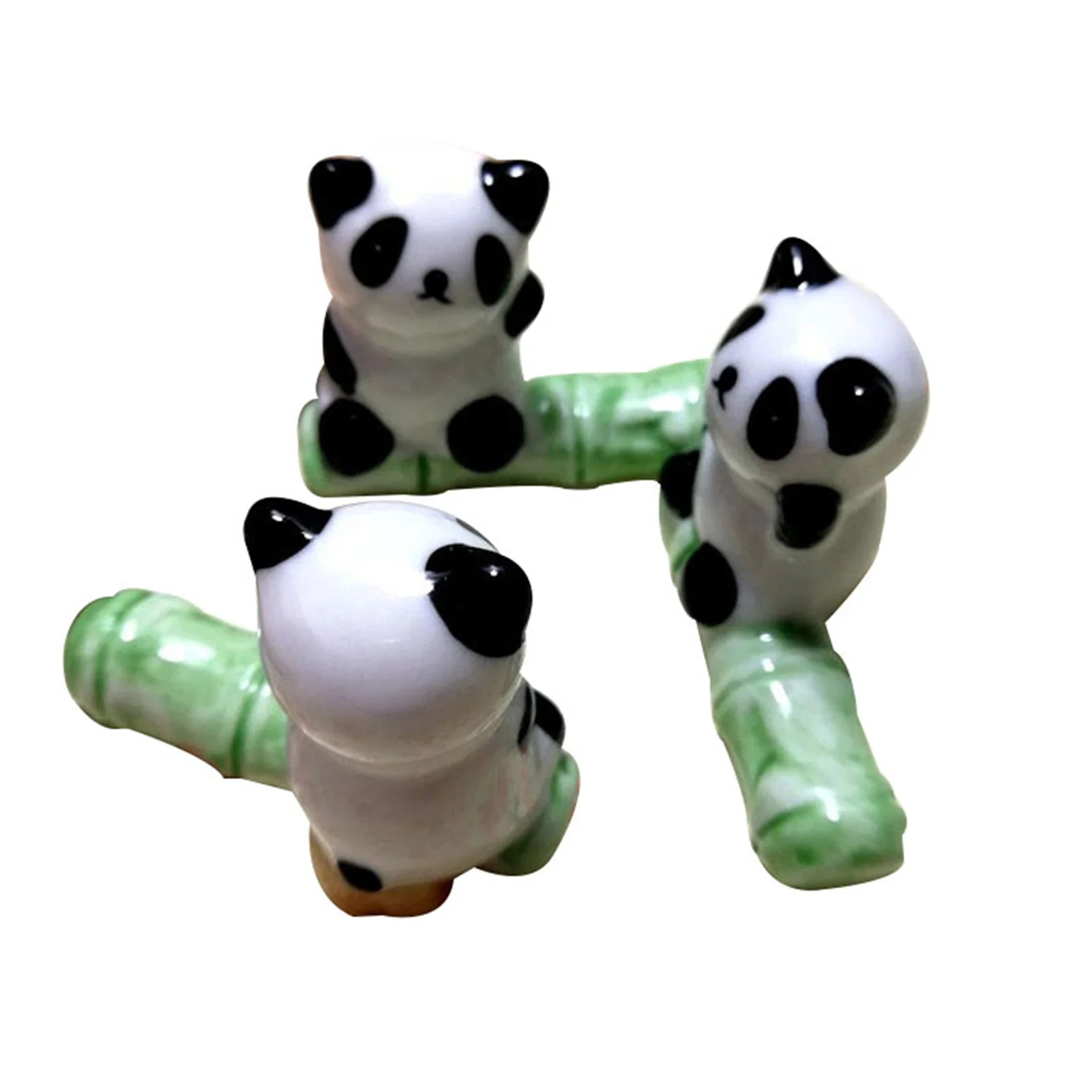 5/6/8 PCS Ceramic Tableware Rest Set Cute Animal Chopsticks Holder Porcelain Stand Table Ornament For Spoon Fork Brush