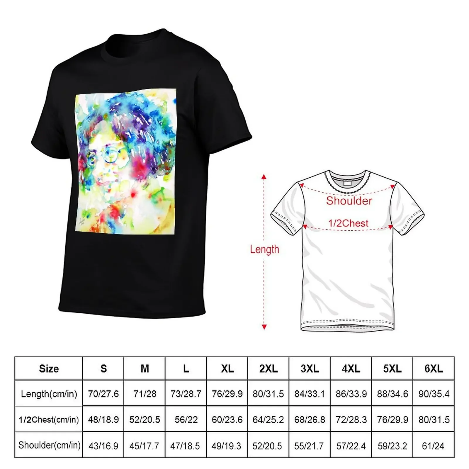 SIMONE WEIL - watercolor portrait.1 T-Shirt vintage anime shirt for a boy graphic tee shirt cotton t shirt men