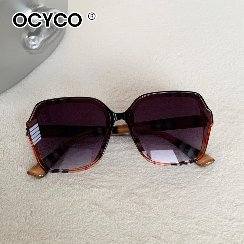 Vintage Großrahmige Quadratische Sonnenbrille für Männer und Frauen Luxusmarke Punk Sonnenbrillen UV400 Fahrbrillen Mode Outdoor-Brillen – Detail 15