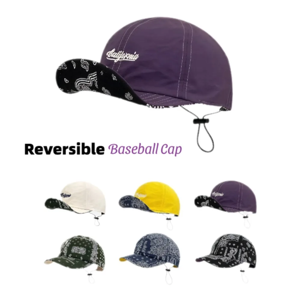 Baseballkappe mit kurzer Krempe für Herren und Damen, schnell trocknend, wasserdicht, leicht, verstellbar, für Outdoor-Sport, Wandern, Reisen, Alltag, Freizeit
