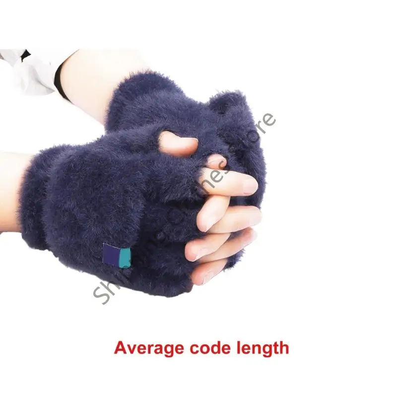 قفازات شتوية سميكة M68A نصف إصبع لكتابة ملابس الطقس البارد