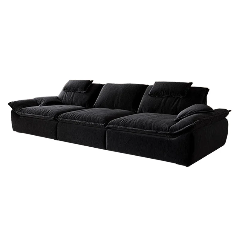 

Sailing sofa, extra wide sitting and deep meaning, minimalist sofa for three people