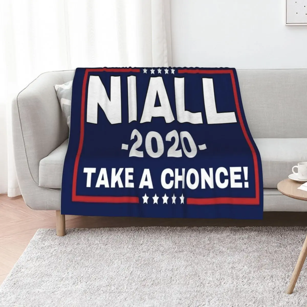 

Niall Horan 2020, Take A Chonce! Throw Blanket Picnic Plaid on the sofa Luxury Softest Blankets