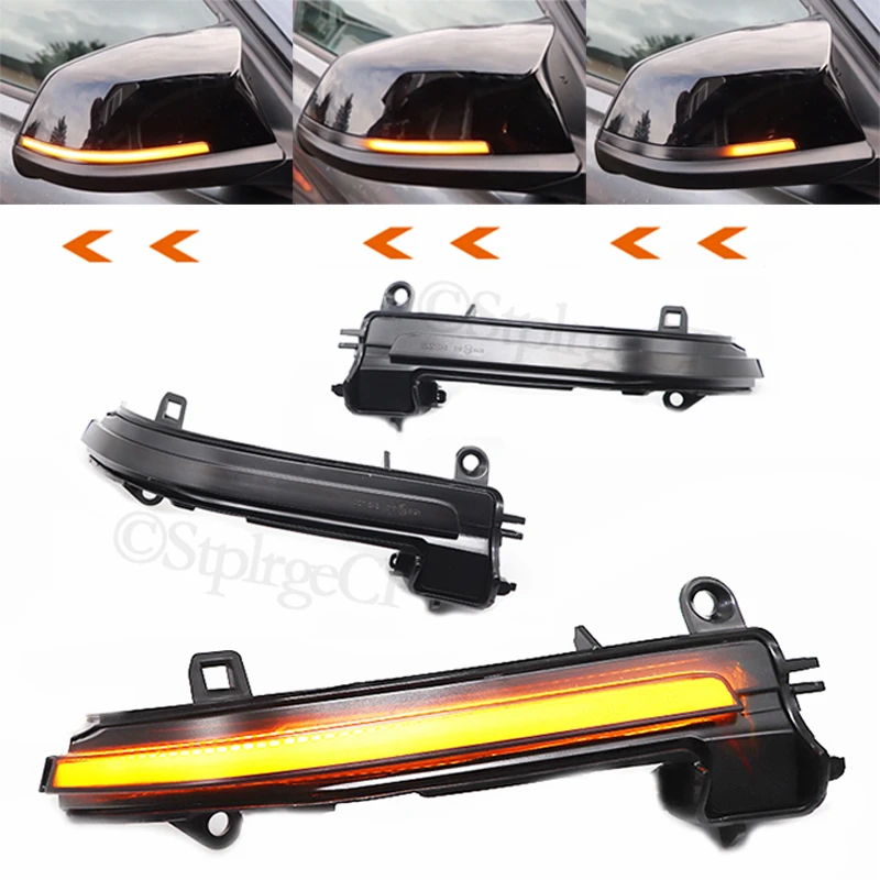 

Black Dynamic Blinker Mirror Light for BMW 1 2 3 4 X1 M Series F20 F30 F31 F32 F33 F34 F36 E84 F87 i3 i3S LED Turn Signal Light